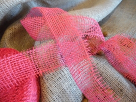 jute lint | rood