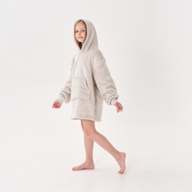 oversized junior hoodie | beige