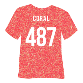 poli-flex pearl glitter | coral