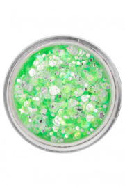 PXP pressed chunky glitter cream neon emerald candy 10 ml