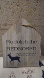 houten huisje : rudolph the rednosed...