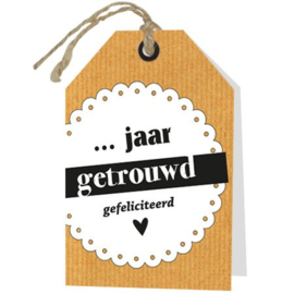 kaart | ....jaar getrouwd