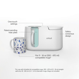 cricut mug press + gratis mok