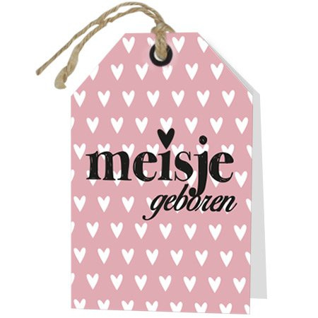 Spiksplinternieuw kaart | meisje geboren | *Kaarten, enveloppen, box greetings OO-29