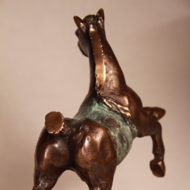 Paardenpassie - bronzen paardenbeeld