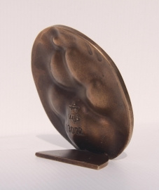 Pootafdruk in brons (maat L/XL)