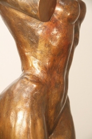 Vrouwentorso - bronzen beeld