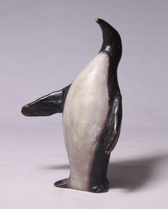 Pinguin no.3 "What a nice day" - brons