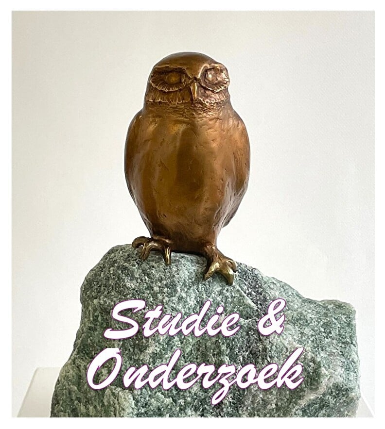 Afstuderen en oromovendus - bronzen beeld