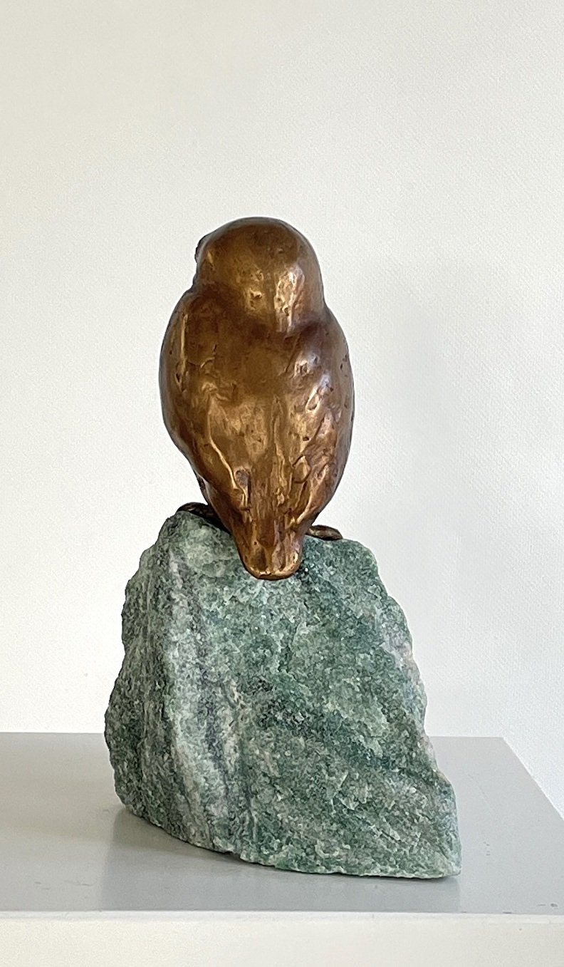 Bronzen beeld uil voor Doel bereikt