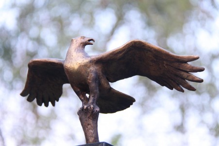 cadeau wildlife bronzen beeld roofvogel