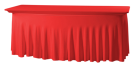 Tafelhoes Grandeur 183 x 76 cm Rood