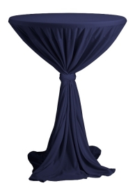 Statafelhoes Party Navyblauw ø80-90 cm