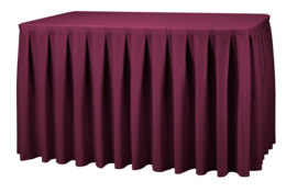 Combirok Boxpleat 183 x 76 cm Bordeaux