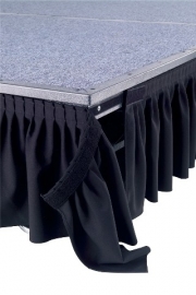 Podiumrok Boxpleat 40 x 410 cm Zwart