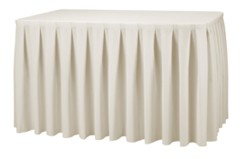 Combirok Boxpleat 183 x 76 cm Crème