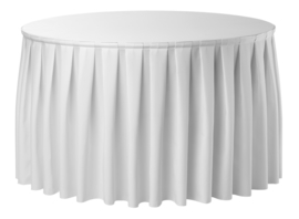 Combirok Boxpleat ø122 cm Wit