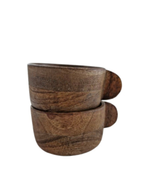 Mok / bakje mangohout
