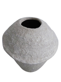 Pot / vaas papier maché naturel XL