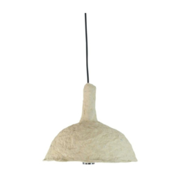 Hanglamp papier maché naturel