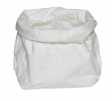 Paperbag / opberger wit M