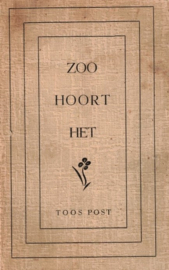 Post, Toos-Zoo hoort het