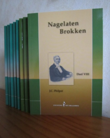 Philpot, J.C. (e.a.)-Nagelaten brokken-Complete serie van acht delen (nieuw)