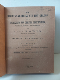 Owen, Johan-De Rechtvaardiging uit het geloof