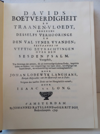 Langhans, Johan Lodewyk-Davids Boetveerdigheit
