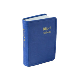 Gereformeerde Bijbelstichting-Zakbijbel Statenvertaling met Psalmen (klein-blauw) (nieuw)