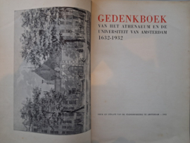 Brugmans, H (e.a.)-Gedenkboek van het Athenaeum en de Universiteit van Amsterdam 1632-1932