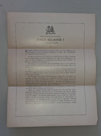 Afrika Instituut (uitg.)-Het Staatsbezoek van Haile Selassie I