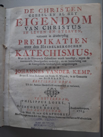 Kemp, Johannes van der-Catechismusverklaring