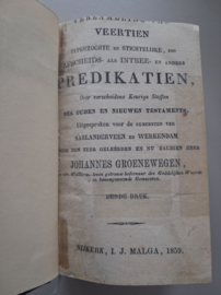 Groenewegen, Joh.-Verzameling predikatien - De Lofzangen Israels