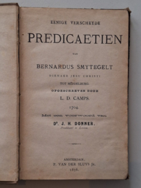 Smytegelt, Bernardus-Eenige Verscheyde Predicaetien