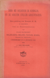 Bolhuis, Ds. J. van-Door Mij regeeren de koningen, en de vorsten stellen gerechtigheid