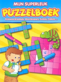 Mijn superleuk Puzzelboek-Kruiswoordraadsels, Woordzoekers, Sudoku, Kakuro... (nieuw)