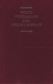 Aalders, Prof. Dr. G. Ch. Aalders-Korte verklaring der Heilige Schrift (deel 13)