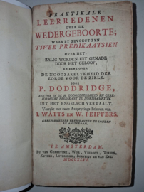 Doddridge, P.-Leerredenen over de Wedergeboorte