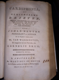 Newton, Johan-Gods Genade en Cardiphonia