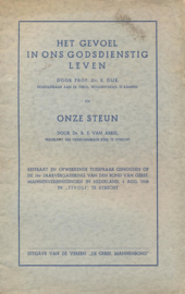 Dijk, Prof. Dr. K.-Het gevoel in ons godsdienstig leven