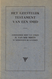 Mheen, H. van der-Het geestelijk testament van een smid