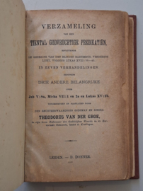 Groe, Theodorus van der-Verzameling van een Tiental Godvruchtige Predikatiën