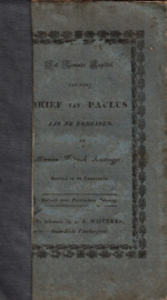 Kohlbrugge, Dr. H.F.-Het zevende Kapittel van den Brief van Paulus aan de Romeinen