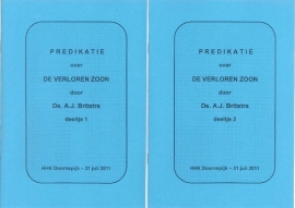 Britstra, Ds. A.J.-De verloren zoon (zes preken) (nieuw)