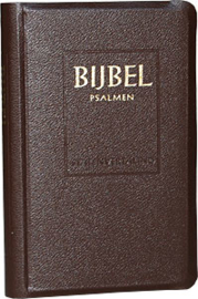 Jongbloed-Bijbel Statenvertaling met Psalmen (bruin, met rits) (nieuw)