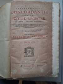 Trommium, Abrahamum-Volkomene Nederlandsche Concordantie