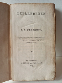 Dermout, I.J.-Leerredenen