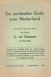 Schuppen, G. van-De oordeelen Gods over Nederland