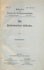 Schreiber, Heinrich-Die Reformation Lubecks